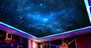 Натяжной потолок звездное небо Кушва, цена от 5192 руб.